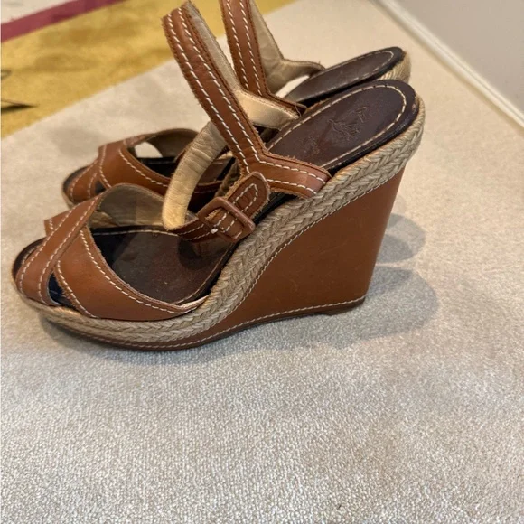 Designer Brown Leather Women's Sandals
